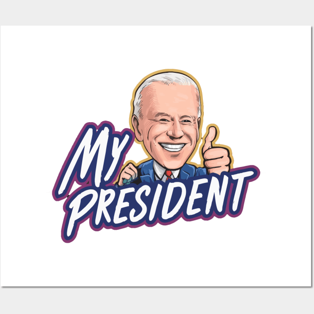 joe biden Wall Art by ahmadist